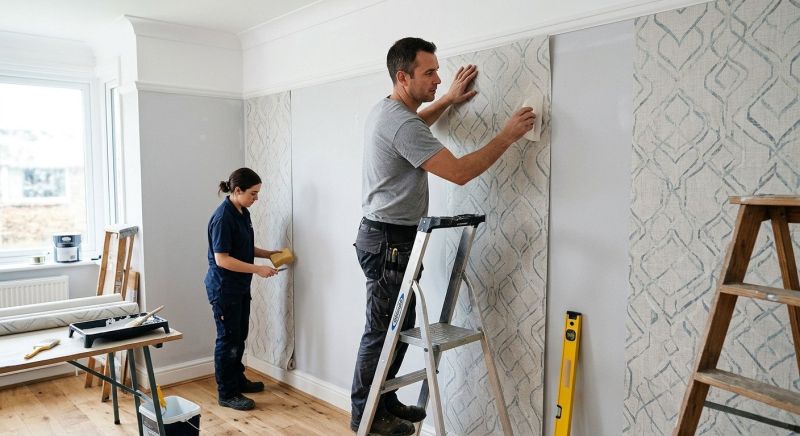 Kitchen Wallpaper Installation in Alpharetta, GA